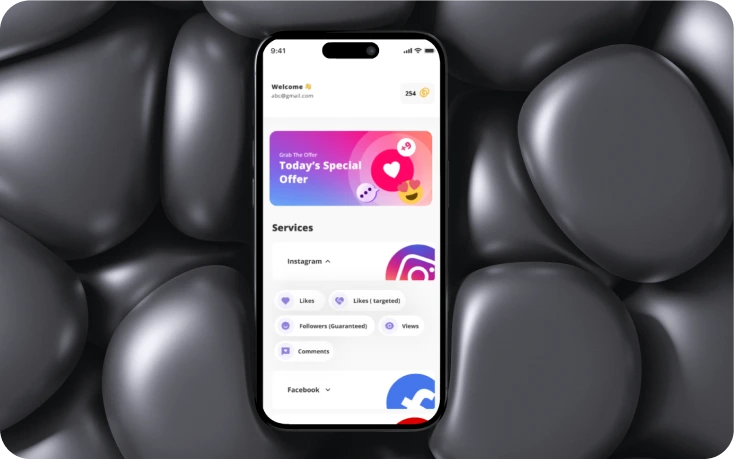 Visual representation of the Hi Follower app in a Rankupper case study on B2B and B2C web development services.